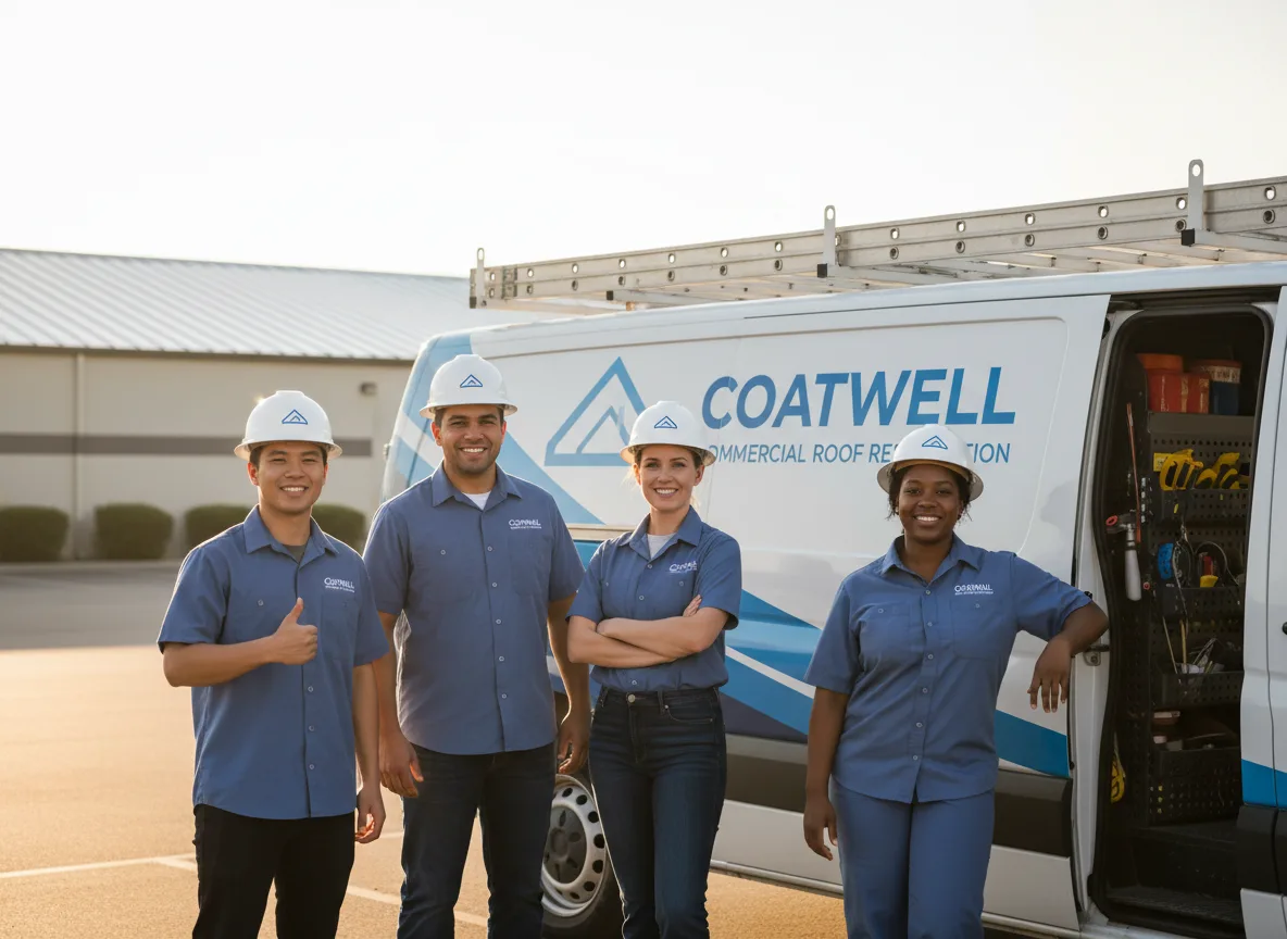 Commercial roof coating company in Mentone, IN